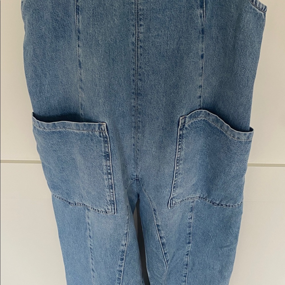NWOT We The Free High Roller Denim Jumpsuit - Picture 4 of 7